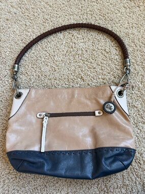 The Sak - Kendra Hobo - Small Shoulder Bag - Gray Tan Ivory Leather